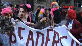 G8 Leaders Fool's Pride.Part2(Longer). by Rebelact the Amsterdam Rebel Clowns